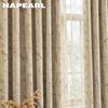 1 шт. NAPEARL Французские Ретро Высококлассные Бежевые Шторы с Принтом Полностью Затемняющие Шторы для Спальни Гостиной Балконного Окна для Домашнего Декора