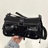 Underarm Baguette Bag A Niche Design Motorcycle Bag A Versatile Single-shoulder Crossbody Bag