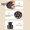 Non-toxic Food Storage Box 7 Hole Cherry Pitter, Multifunctional Fruit Coring Tool for Leak Proof Reusable Container Olive, Manual Press Remover,