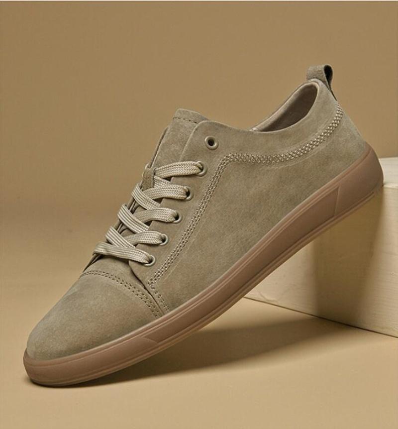 Sautumn New Fashion Casual Leather Shoes Lace-Up Comfortable Men'S Oxford Shoes Outdoor Soft Dress Shoes Non-Slip Sports Shoes