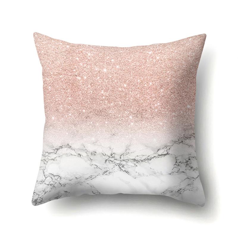 Polyester Pillowcase Automobile Decoration Home Printed Pillowcase Car Cushion Cover Bedside Pillowcase