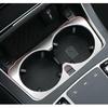 Sliver Steel Middle Console Water Cup Frame Trim 1PCS For Benz C-Class 2015-