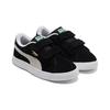 Puma Suede Classic Удобные Прочные Низкие Детские Кроссовки Детские кроссовки Черный Белый 385664-01