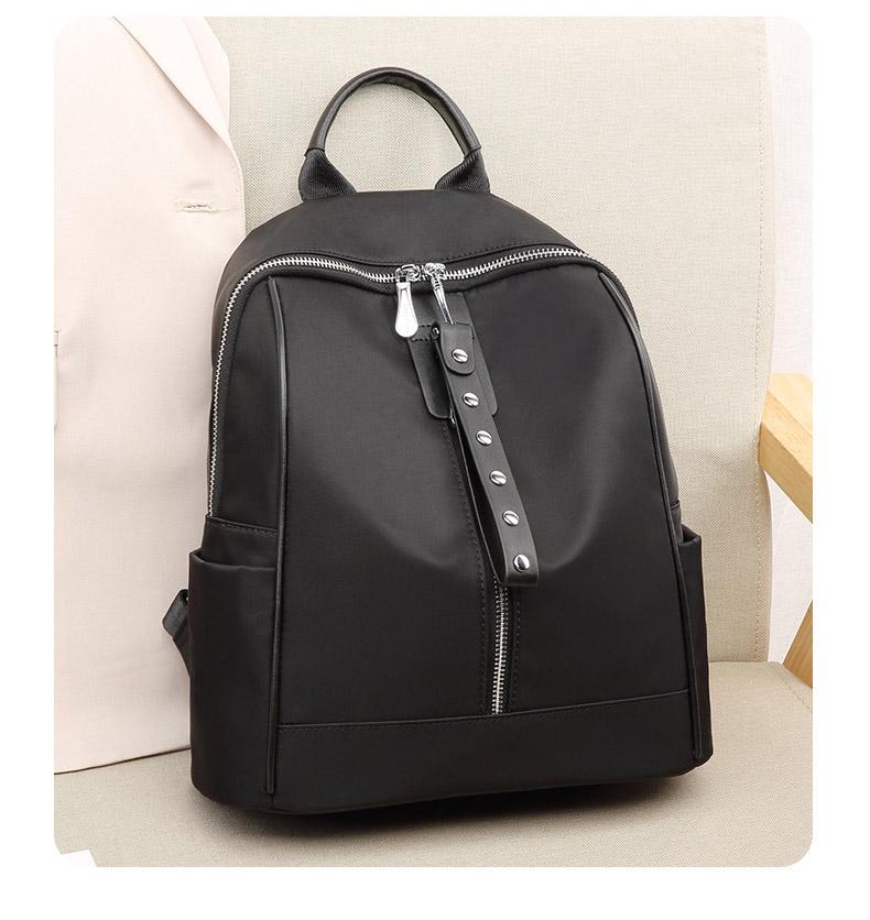 Crocodile shirt, fashionable and easy to travel backpack, lightweight and water-resistant nylon cloth bag, backpack for women, backpack for women