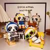 High Difficulty Micro Particle Puzzle Blocks for Children with Chinese Domestic Building Block Cartoon Panda Pen Holder
