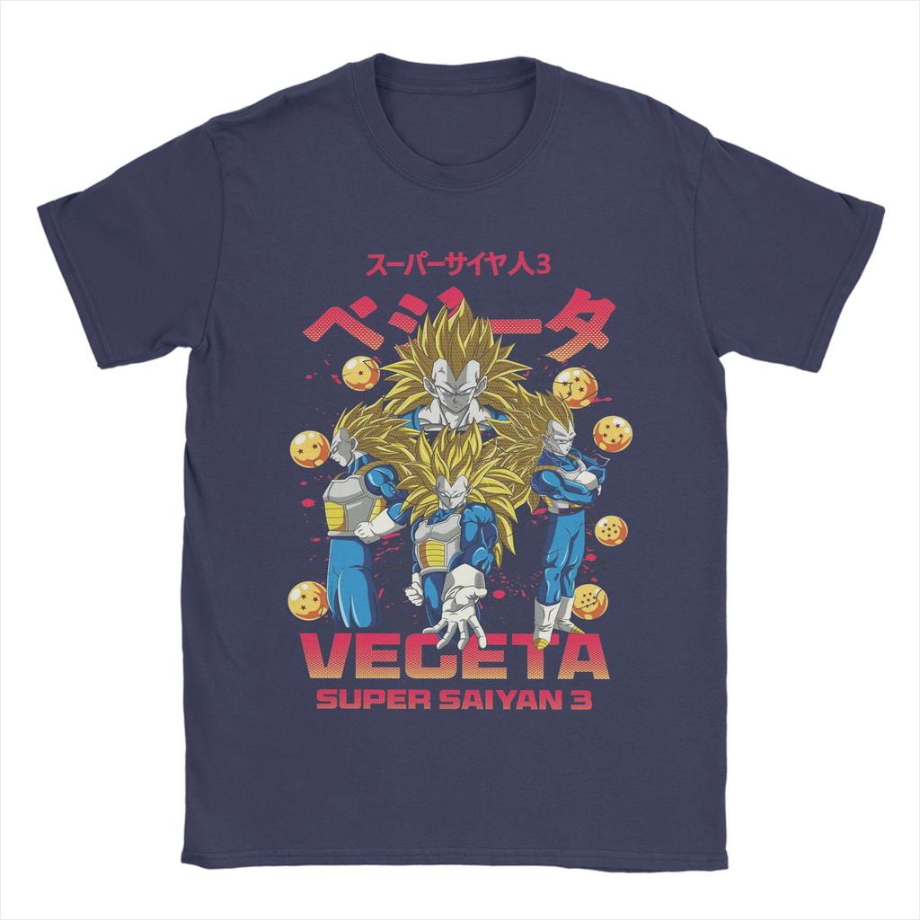 Casual Ddragon Ball Z Vegeta Tshirts Unisex Round Neck Cotton T Shirt Short Sleeve Tees Summer Clothes