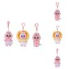 Cute Pink Underpants Bunny Plush Toy Adorable Cartoon Animal Keychain Gift