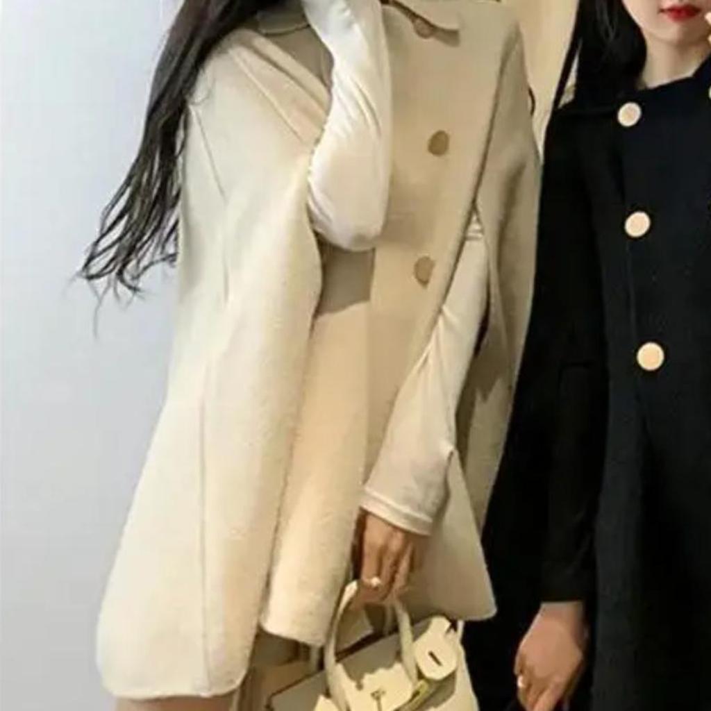 2024 Winter Warm Elegant Fur Coats Women Button Patchwork Vintage Loose Jacket Female Korean Fashion Designer Casual Outwear Coat New