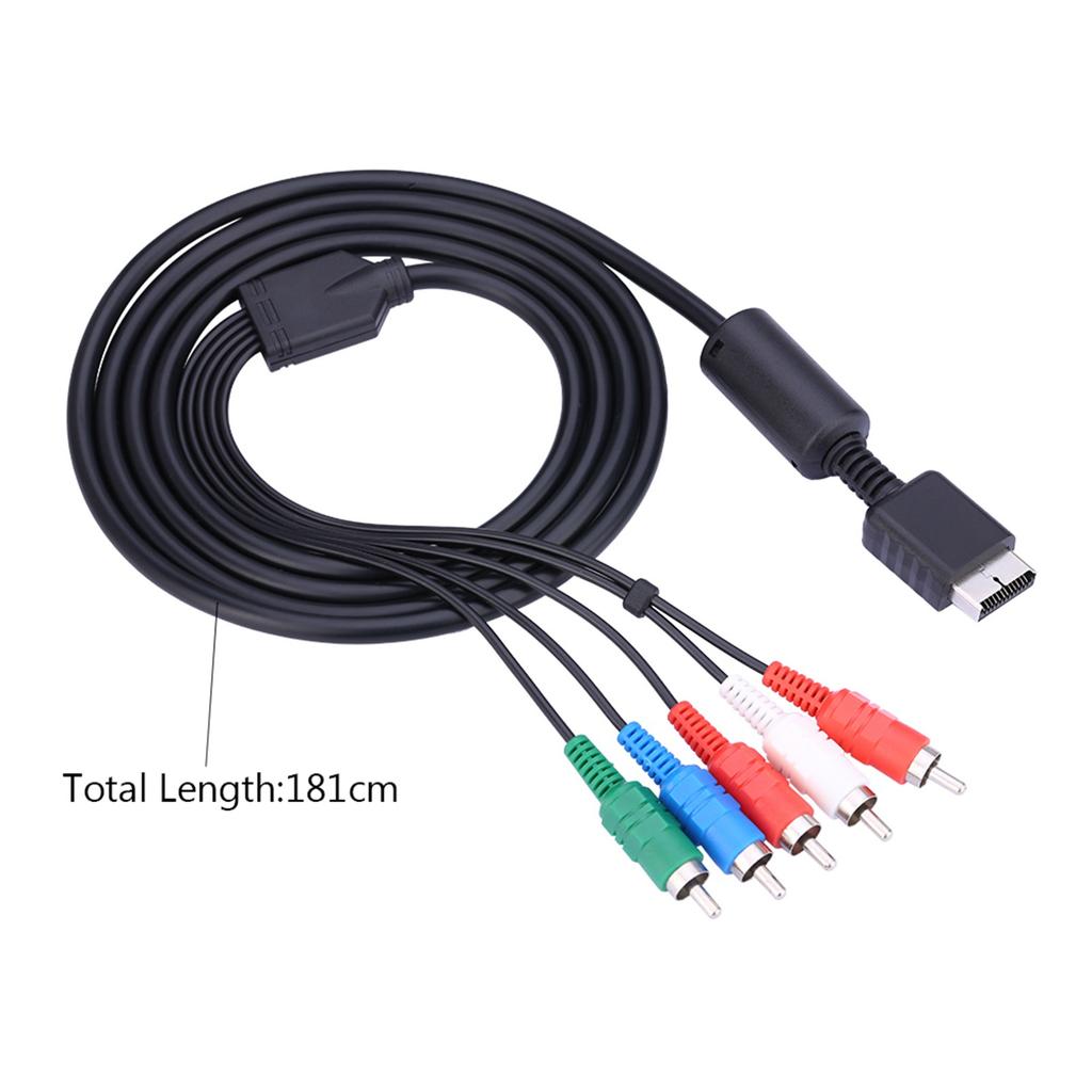 Аудиокабель для PS2 Видеокабель AV Multi Out to Component Video/Audio Cable Кабель для Sony Playstation PS2 PS3 Аудиокабель