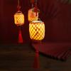 Bamboo Weaving Cage Mid-Autumn Festival Lantern Bamboo Portable Lantern  Home Decoration
