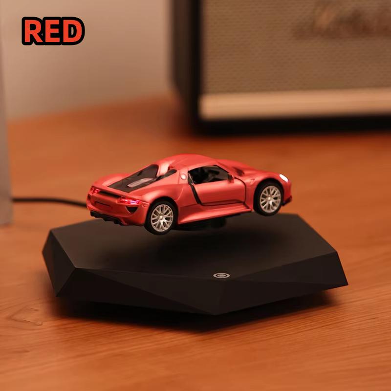 Magnetic Levitating Car with Metal Base, 360° Free Rotation, Home Office Docoration, Unique Business Gift, Creative Gift
