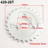 Motorcycle parts Z50 Rear Gear Sprocket 24T/29T/31T/35T/37T Tooth For 420/428 chain for pitbike RM monkey bike 50CC