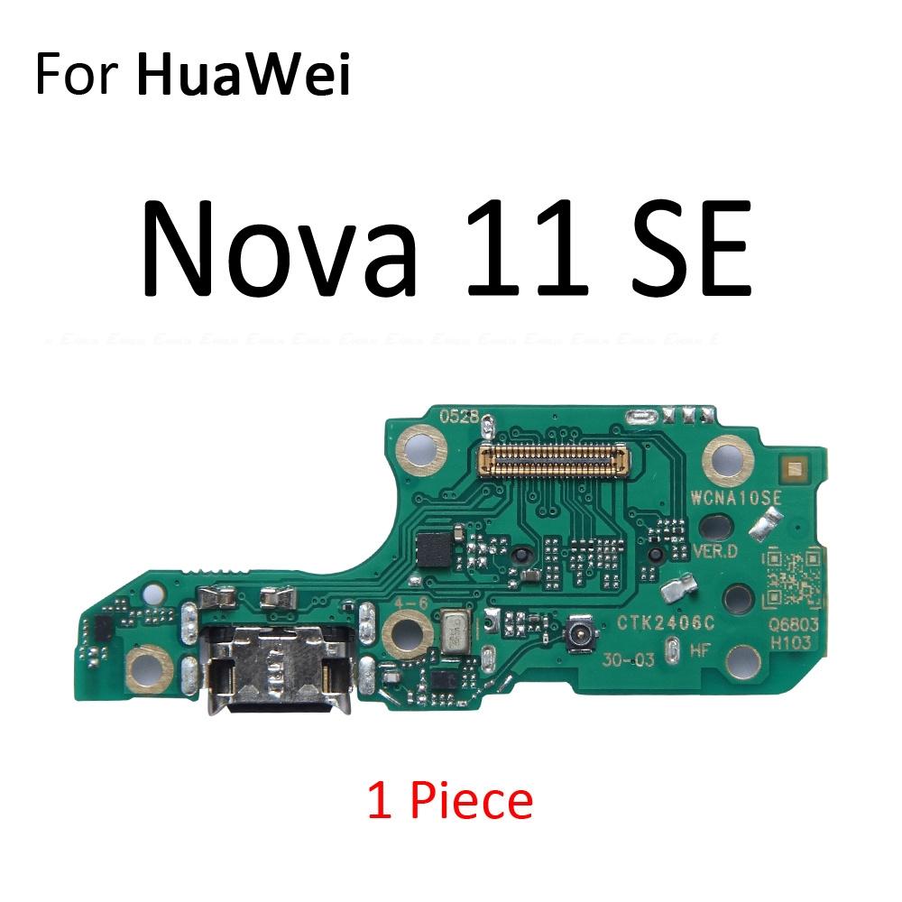 Power Charging Connector Plug Port Dock Board With Mic Microphone Flex Cable For HuaWei Nova 9 10 11 11i 12 12i Pro SE Ultra