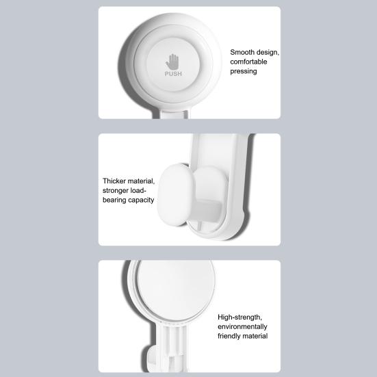 Towel Hanger Heavy Duty Suction Cup Shower Hook Strong Load-bearing