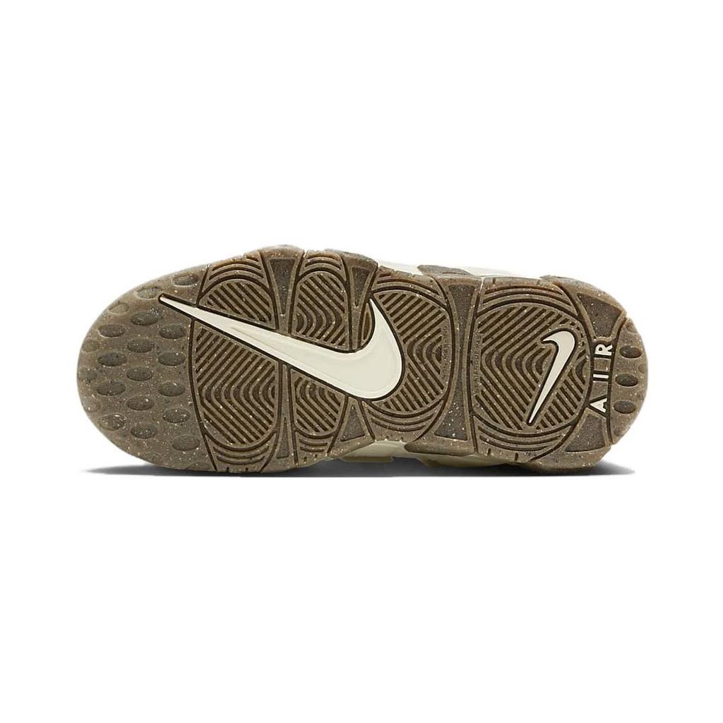 Nike Air More Uptempo PS Coconut Milk Team Gold Детские кроссовки Кремовый, темно-коричневый DX1940-100