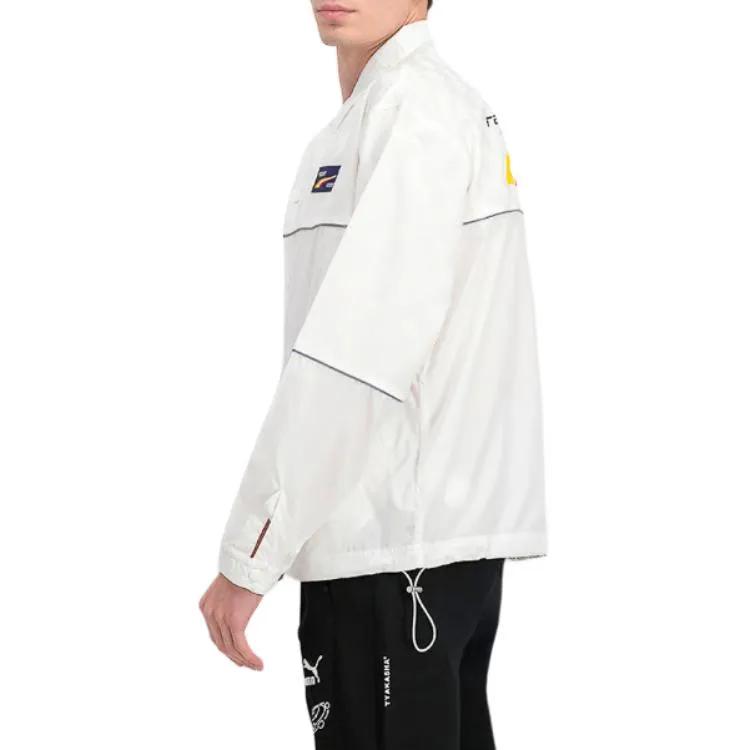 PUMA Jackets Men's White Lapel Moderate Other (Unisex) Jackets 598062 02