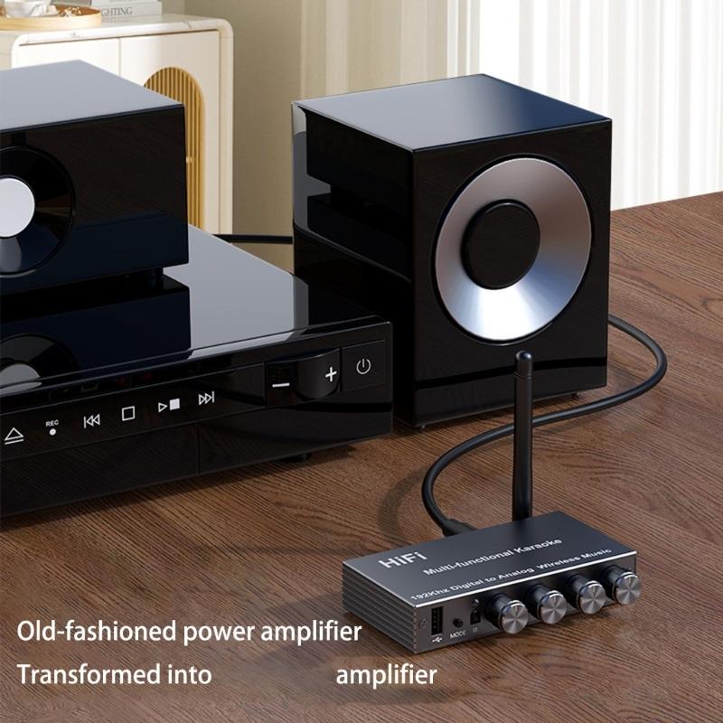 HiFi Bluetooth-compatible Adapter For Stereo Equipment 10M Wireless Transmission 3.5mm USB Support