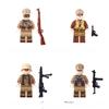 World War II Military North African Soldier Doll Arms Accessories Building Blocks Military Toys