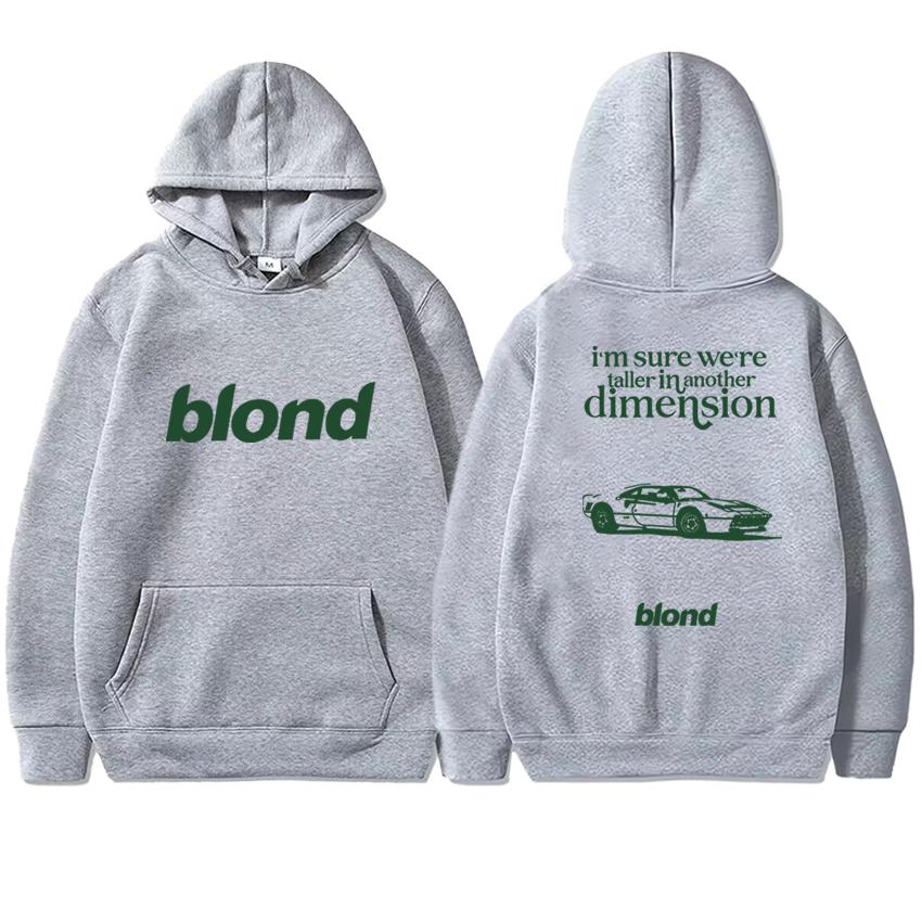 Hot Sale Frank Ocean Blonde Album Double Sided printed Hoodies Men Women harajuku fashion Y2k Sweatshirt Unisex Fleece pullovers