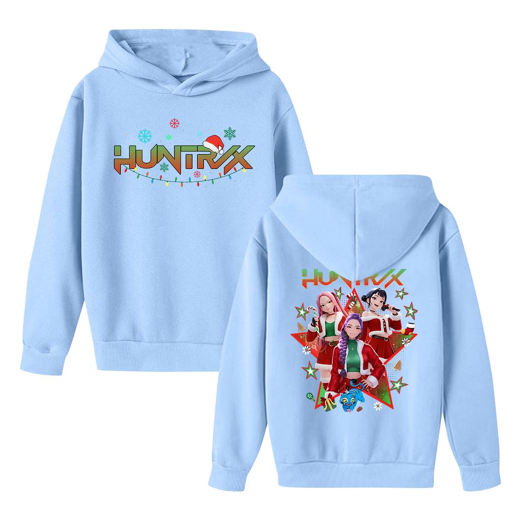 Kids' Long Sleeve Loose Pullover Letter Print Drawstring Hooded Sweatshirt