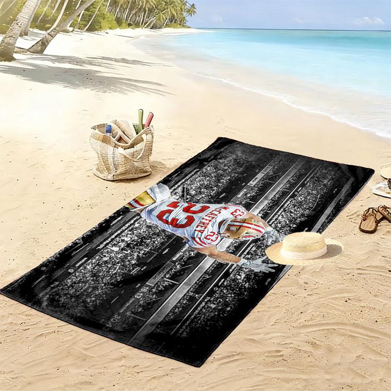 McCaffrey Print Beach Towel, Large Soft Quick Dry Towel for Beach Camping Swimming