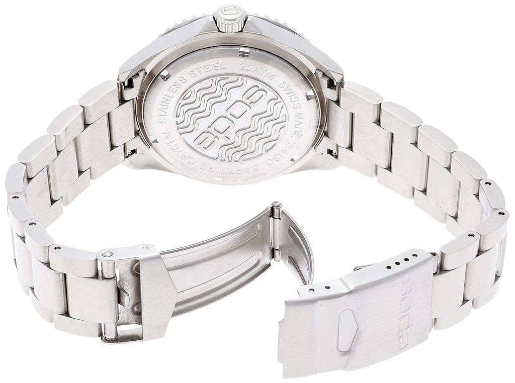 EPOS 3413BKORM Officially Silver Men's Watch, Imported,