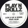 12-дюймовая пластинка PLAYNSKILLZ  One Mo Gin  Lick U Up  Down LOMG0122 UNIVERSAL 2009 US Рэп  Хип-хопRB Б/У