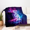 "Neon Gamer Controller Neon Sign Wall Art"Blanket Flannel Throw Blanket for Sofa, Bed, Travel, Camping, Office, Couch, Chair, And Bed Gift f