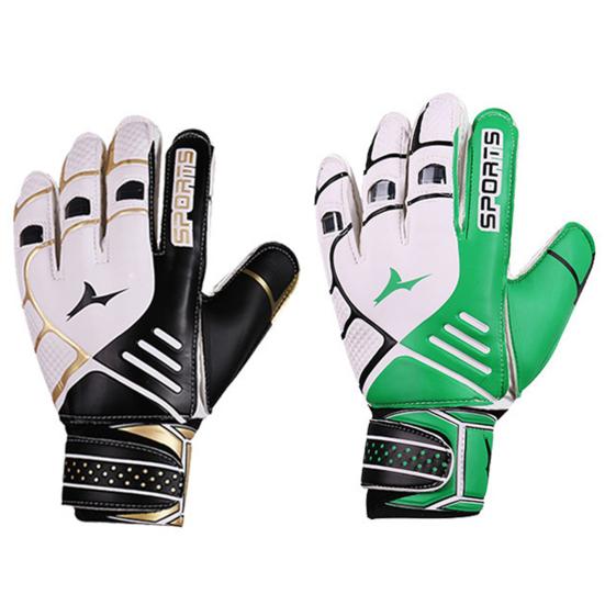 1 Pair Professional Soccer Goalie Gloves with Double Protection Non-Slip Wear-resistant Rubber Football Gloves Goalkeeper Gloves Sports Protective