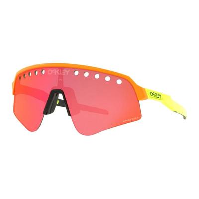 Oakley Дизайн логотипа Пластиковые Неправильной формы Солнцезащитные очки Мужские Оранжевые