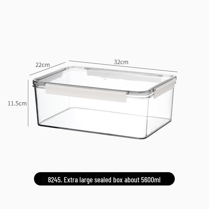 Прозрачный контейнер для хранения пищевых продуктов — безопасен для холодильника, герметичен, влагонепроницаем для свежих овощей и фруктов.