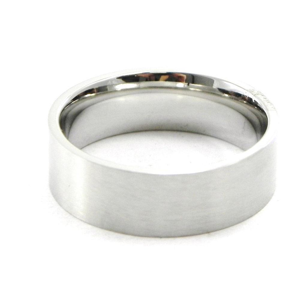 Стальное кольцо "Tony" Черное серебро