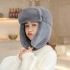 Windproof Hooded Hat Thickened Ear Protecting Cap Cute Warm Hat  Women