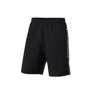 Шорты для бега Li Ning Training Series с буквенным принтом, мужские, черные AKSR115-1