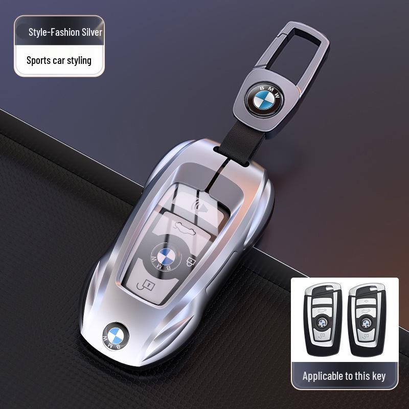 Чехол для ключа BMW: Подходит для 26 моделей, включая 5 Серию, X5, X1, 525, X3, X7 и 3 Серию.