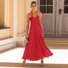 Women's A Hem Pleated Dress Beach Vacation Long Dresses
