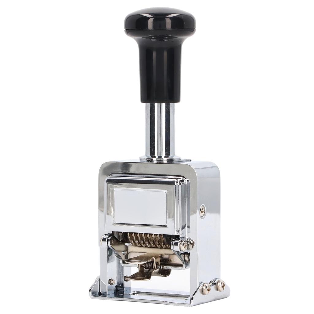 Number Stamp 8 Digit Handle Design Self Inking Automatic Numbering Stamp for Banking Medicine