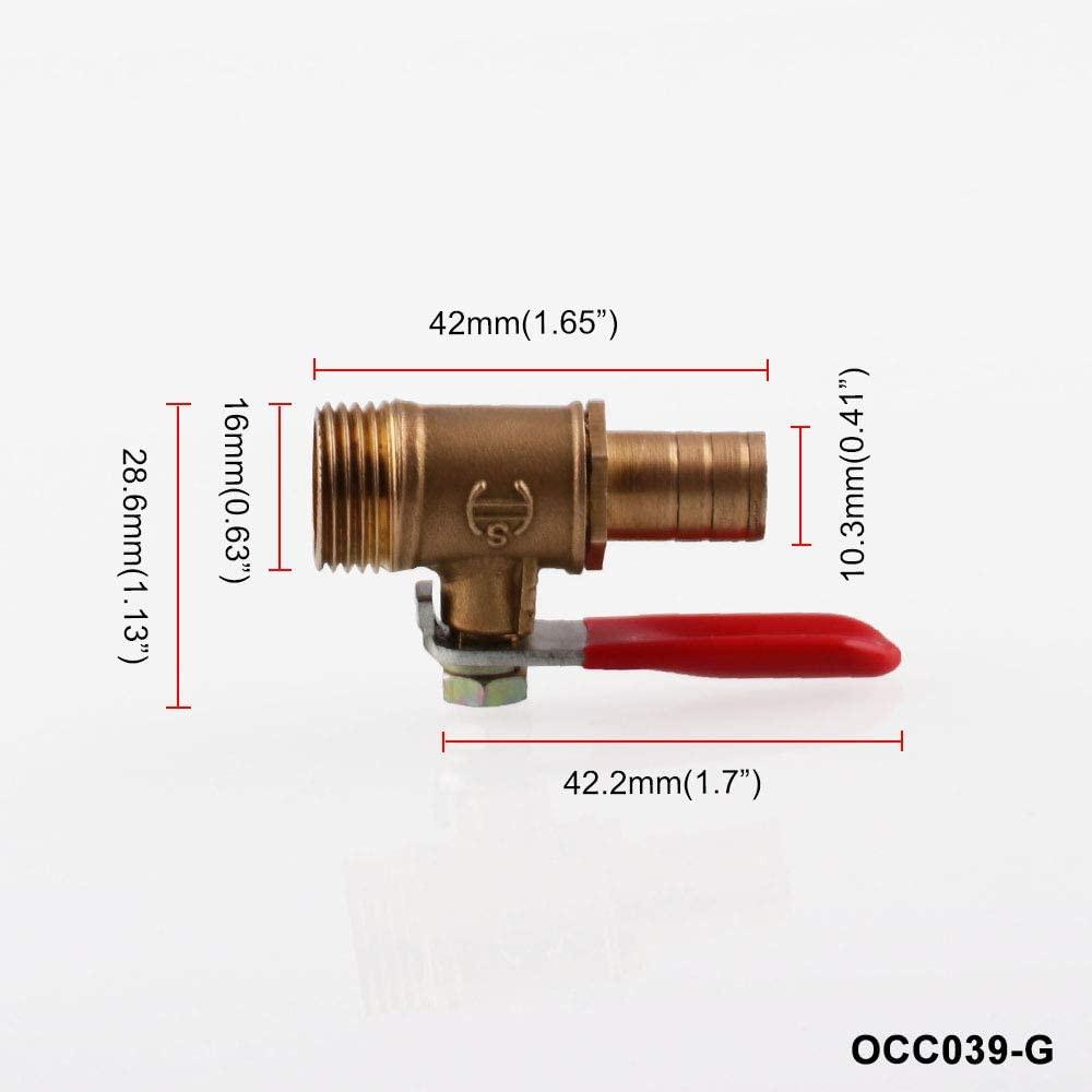 3 Port Oil Catch Can Kit 1 Oulet + 2 Intlet Compact Baffled Engine Oil Fuel Reservoir Tank with Breather Filter and Drain Valve