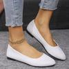 Fashion Ladies Shoes Shallow Women's Flats Hot Sale Round Toe Daily Flats Women New Plus Size Solid Flat Low Heels