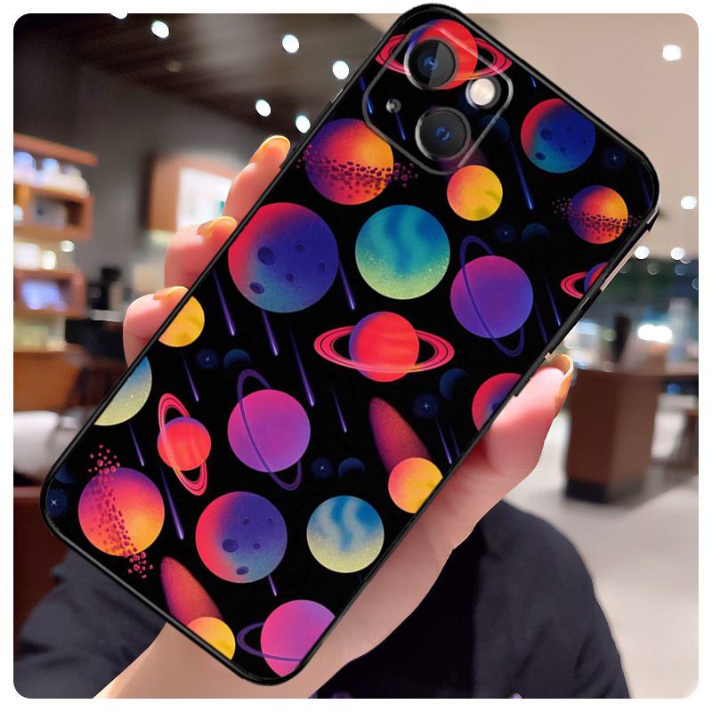 Космический Планета Звезды Луна Чехол Для iPhone 16 Pro Max 14 13 12 11 15 17 Pro Max mini 15 16 Plus 16e 17 Air Чехол для Телефона