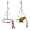 Parrot Bird Toy Cotton Rope Circle Toy Parrot Chew Bite Perch Bird