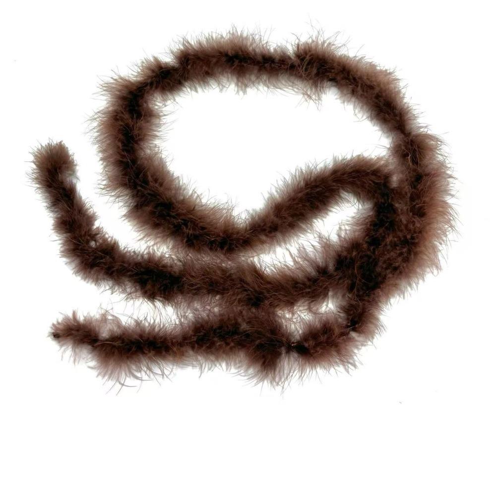 Винтажный длинный пояс с перьями Декор для джинсов Пояс с перьями индейки Ретро Плюшевый пояс с кисточками Streetwear