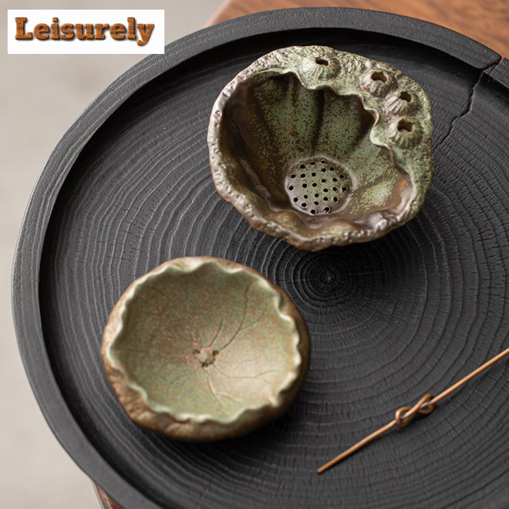 Китайский керамический заварник для чая Kiln Change Cyan, ситечко для чая Zen, бытовая техника для приготовления чая, чайный фильтр, коллекция чайных сервизов