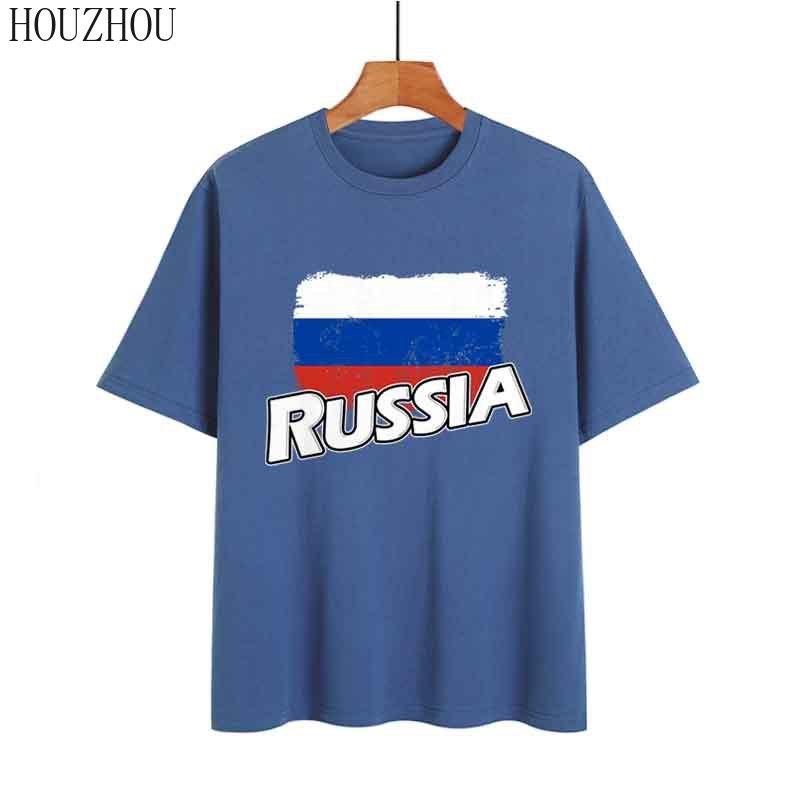 HOUZHOU Футболка с принтом унисекс, русский день победы, белая, классическая, повседневная, с коротким рукавом, летние Ulla Ins, топы больших размеров