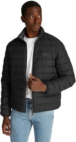 Winter Jacket Calvin Klein Men's Jacket Black
