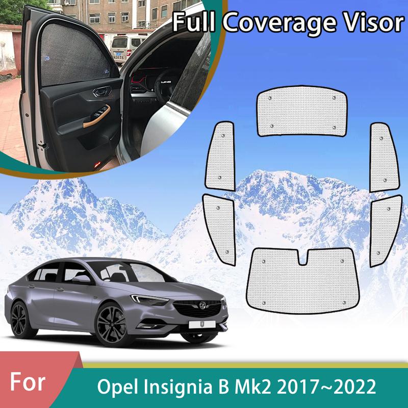 For Opel ignia B MK2 Vauxhall ZB Holden Buick Regal Z18 2017- Car Full Coverage Sunshade Anti-UV Accessories Window Visor