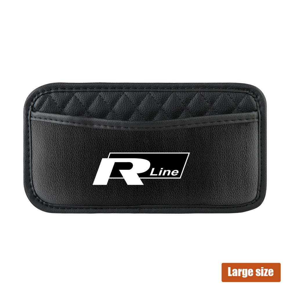 T281pcs Car Styling Storage Pocket Seat Back Side Door Organizer Bag Center Cover For VW RLINE Golf Passat B6 Volkswagen Jetta Bora