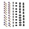 Motorcycle Fairing Bolt Kit Motorcycle Screws Fasteners for Honda CBR600F4 1999-2000 / CBR600F4i 2001-2007