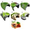 1pc Decorative Moss Artificial Resin Snake Rest Cave Reptile Cave Lizard Cave Tortoise Shelter