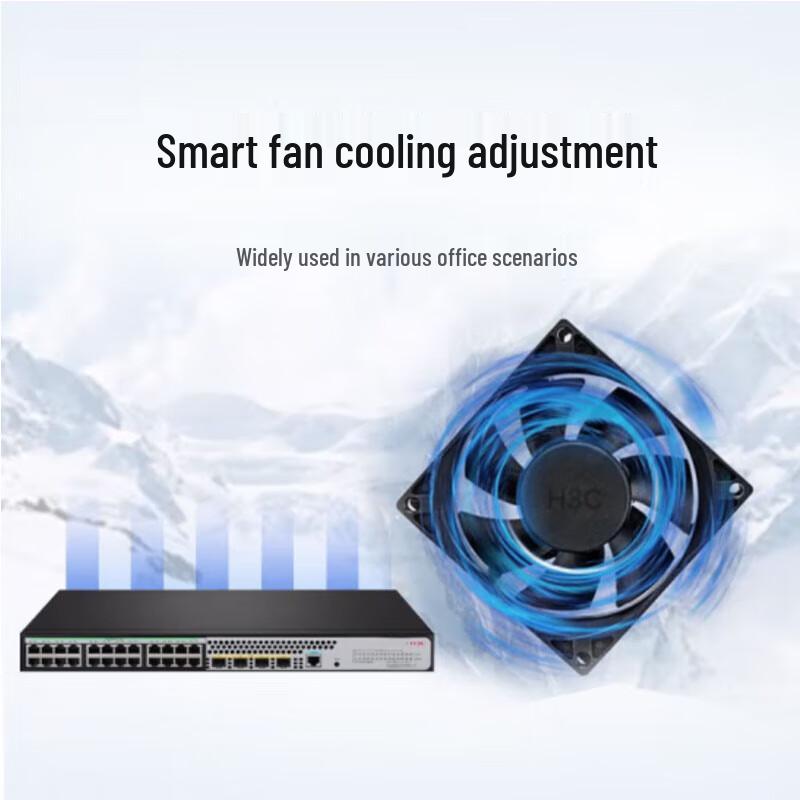 H3C S5024X-HPWR-EI Managed PoE+ Network Switch